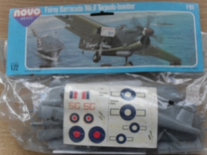 NOVO 1/72 F161 FAIREY BARRACUDA Mk.II